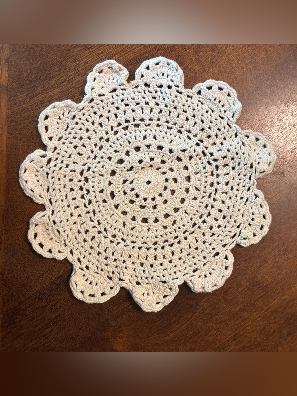 Handmade Crochet Doilies - Set of 3